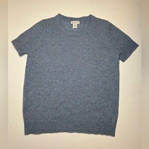 Oats cashmere size M blue top